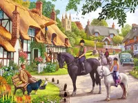 Пазл Жизнь в деревне