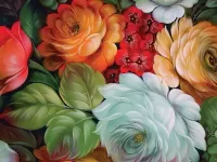 Пазл Жостовская роспись