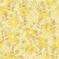 Пазл Жёлтый орнамент