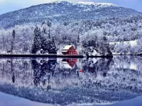 Пазл Зима в Альпах