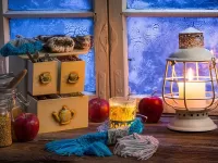 Пазл Зимнее окно