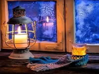 Пазл Зимнее окно