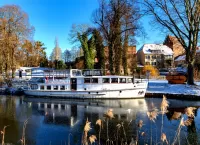 Пазл Зимнее озеро