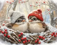 Пазл Зимнее тепло