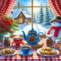 Пазл Зимнее утро