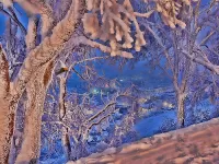 Пазл Зимние сумерки