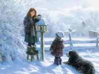 Пазл Зимние забавы