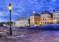 Пазл Зимний Стокгольм