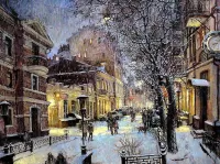 Пазл Зимний вечер