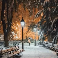 Пазл Зимний вечер