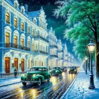 Пазл Зимний вечер