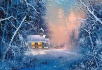 Пазл Зимняя сказка