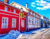 Пазл Зимняя улица