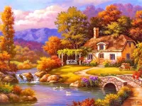 Пазл Золотая осень