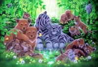 Пазл Зверюшки